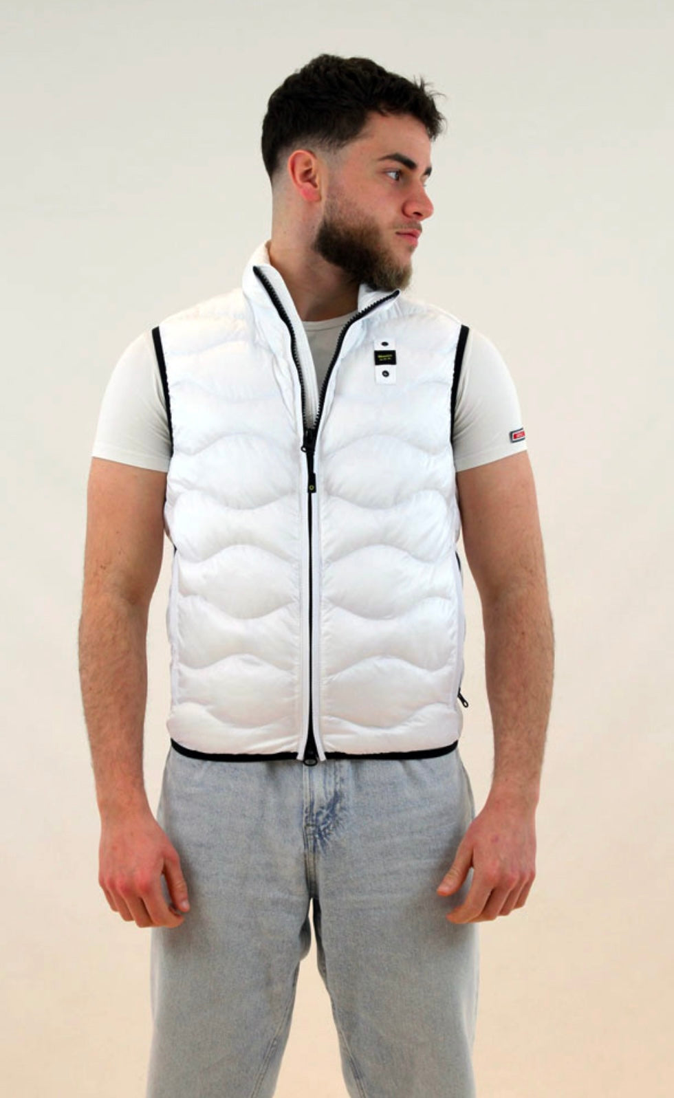 Giubbino Smanicato Blauer Uomo