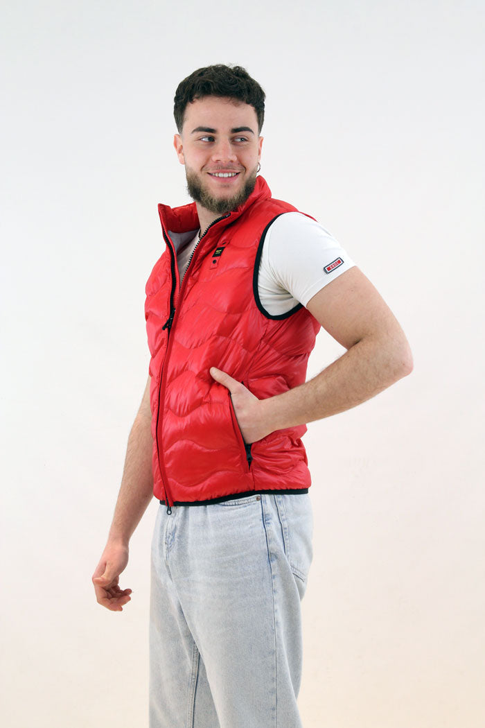 Giubbino Smanicato Blauer Uomo