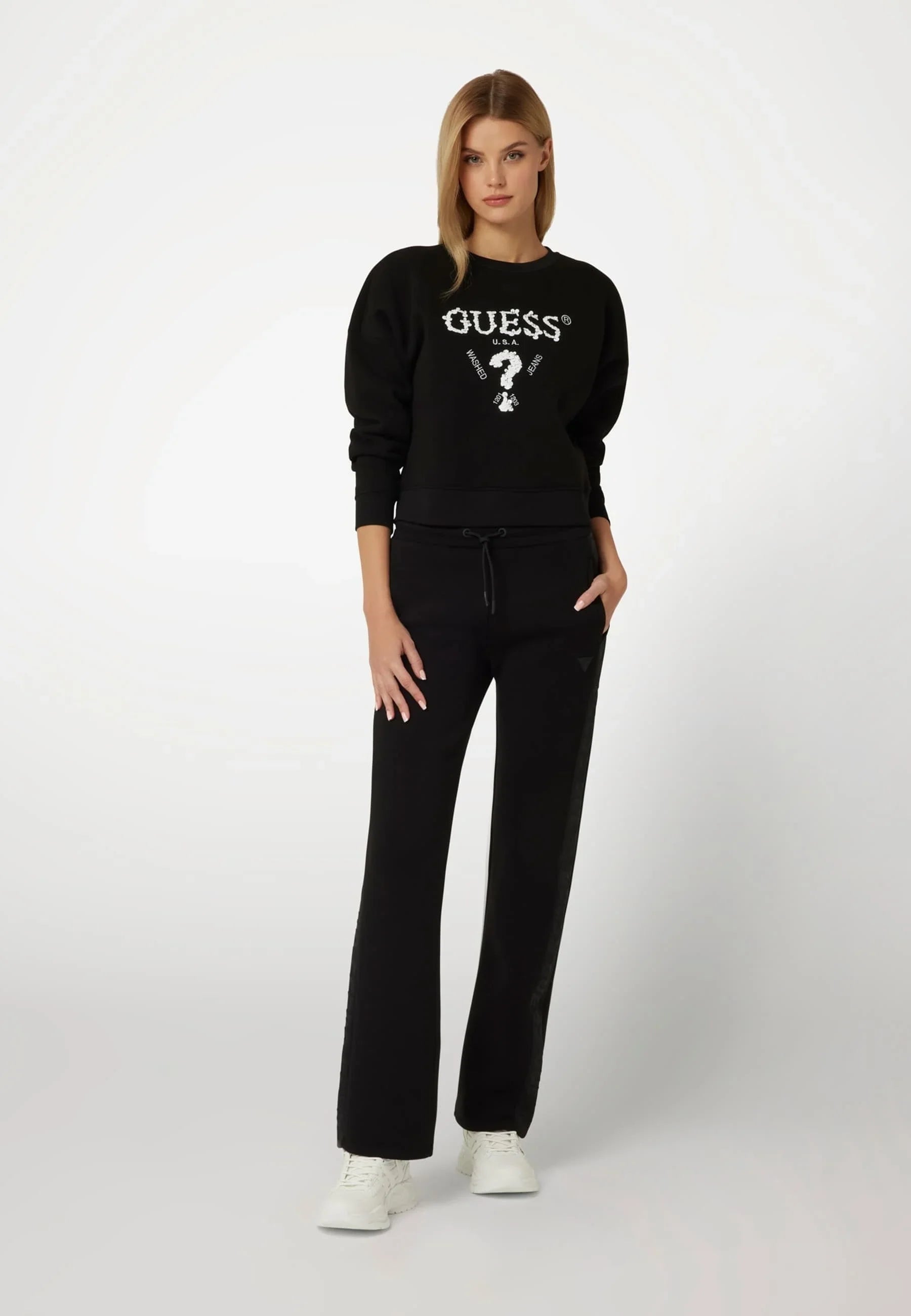 Felpa Guess Donna V4BQ11KCHX0-JBLK